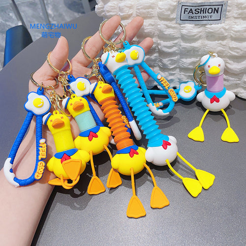Gift Cartoon Key Chains Bag Pendant Stretch Neck