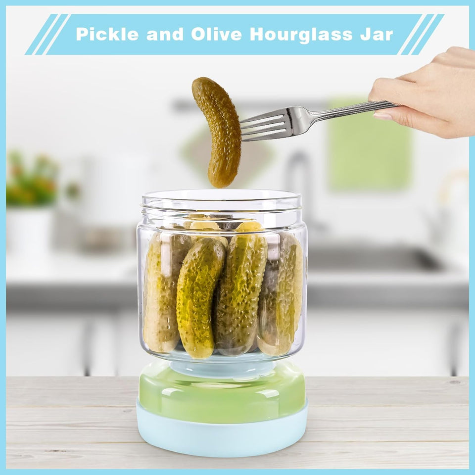 Glass Pickle Jar with Filter