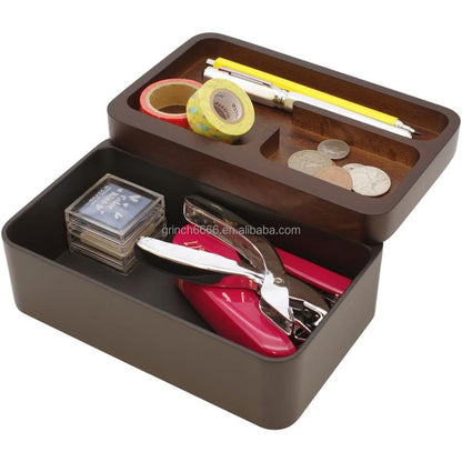 Rotating Wooden Organizer Tray