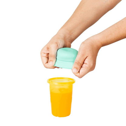Reusable Silicone Sippy Straw Cup Lids
