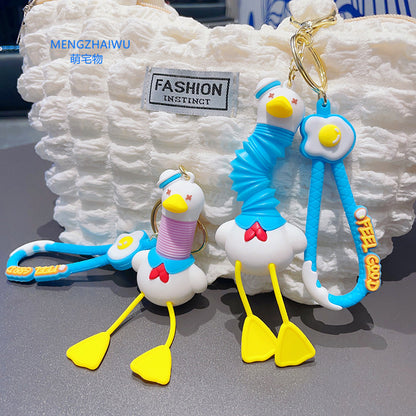 Gift Cartoon Key Chains Bag Pendant Stretch Neck