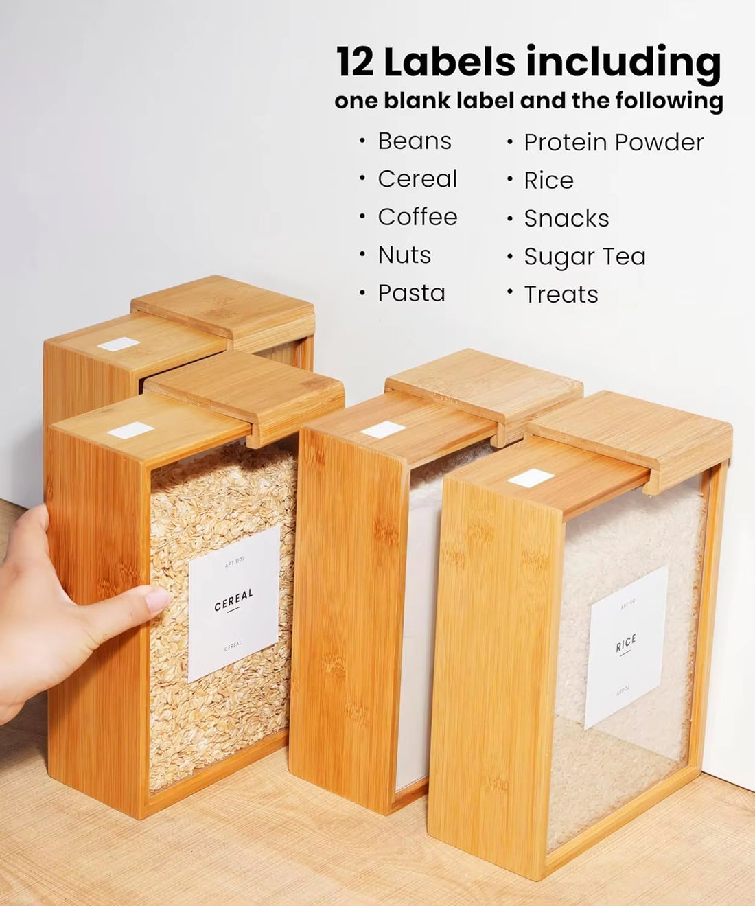 Premium wooden Grain Dispenser