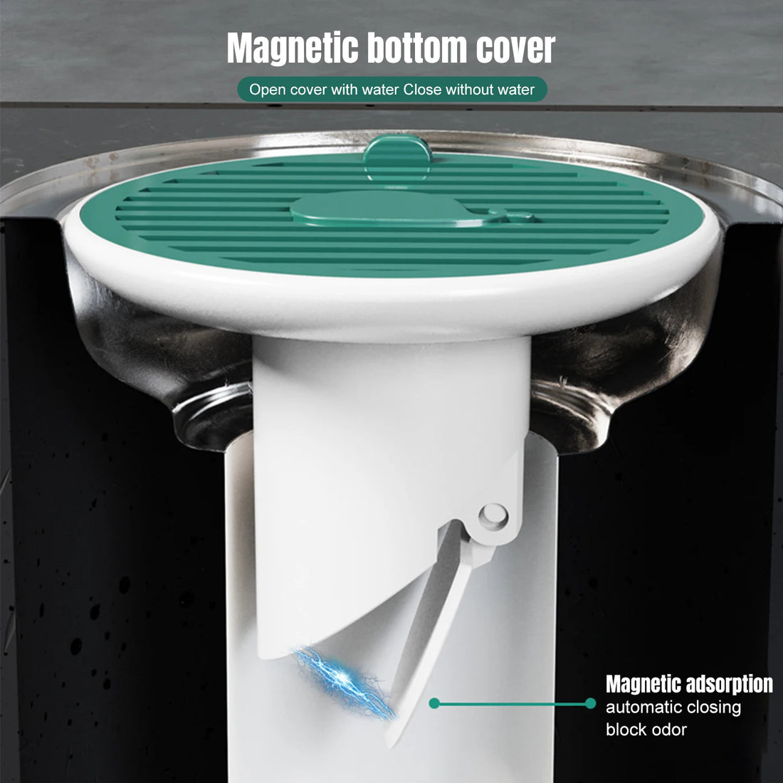 Little Whale Magnetic Floor Drain Cover