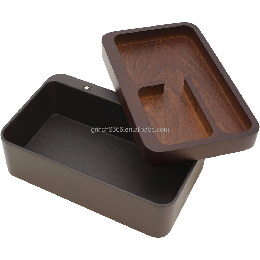 Rotating Wooden Organizer Tray