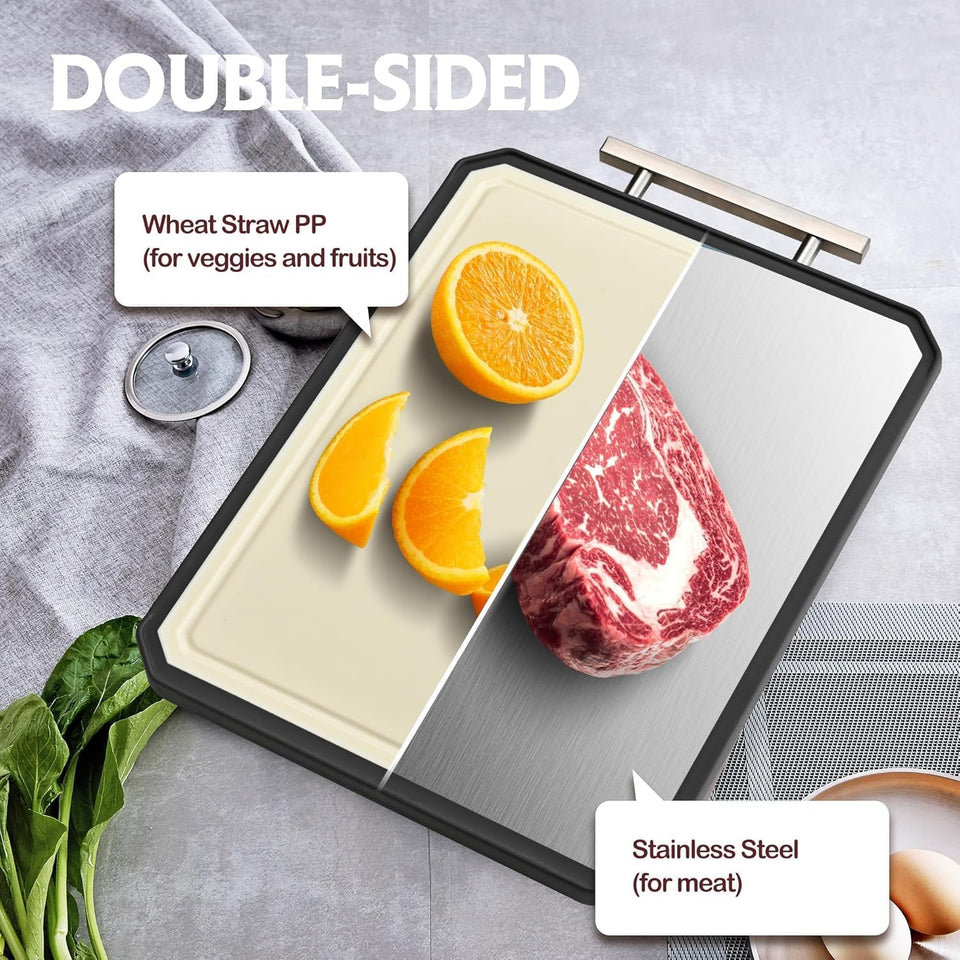 Non-Toxic Double-Sided Cutting Board