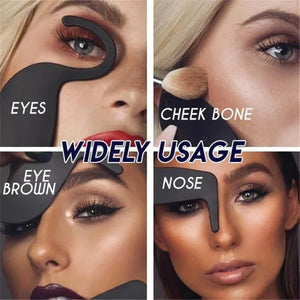 Perfect Contour Curve Stencil Eyebrow Shaper &amp; Makeup Tools