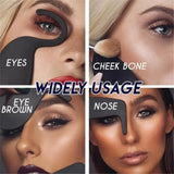 Perfect Contour Curve Stencil Eyebrow Shaper &amp; Makeup Tools
