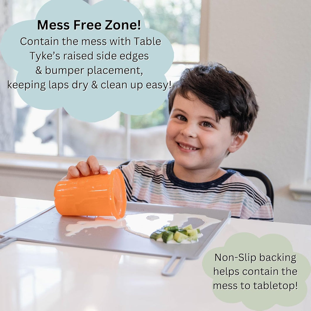 Non-Slip Silicone Baby Placemat with Teething Edge Suction