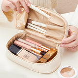 Luxury Cosmetic Bag With Brush Case For Girls