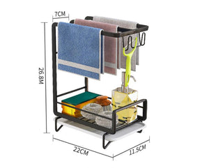 Dishcloth Small Items Double-Layer Storage Rack