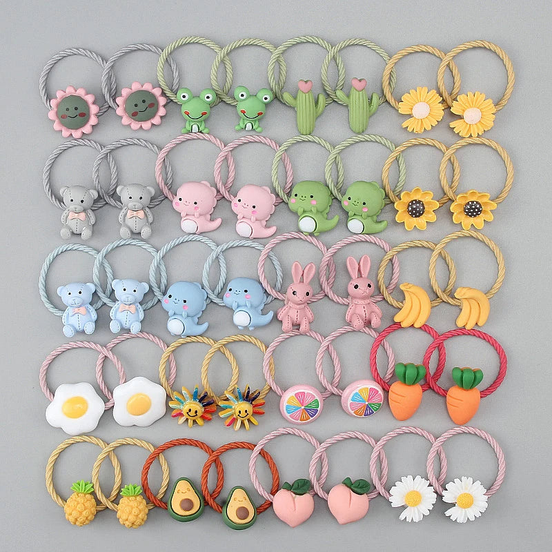 Cartoon Hair tIes