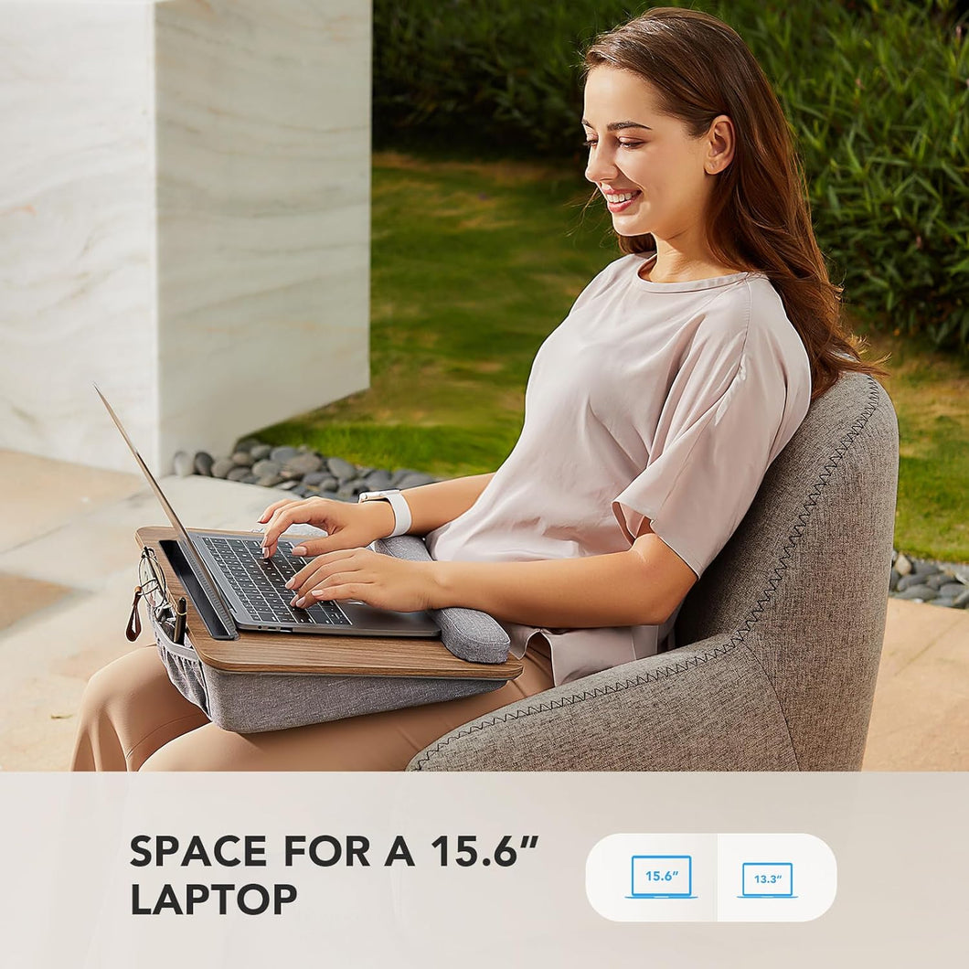 Portable Lap Laptop Desk with Pillow Cushion