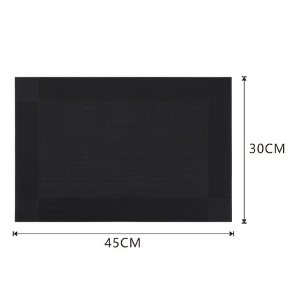 No-Slip Vinyl Coffee Table Placemats For Dining Table