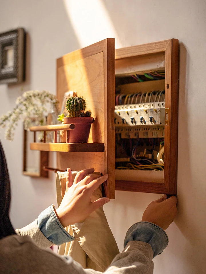 Wooden Electricity Meter Box Cover