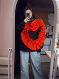 Sweatshirt Cotton Embroidery Graphic Hoodies For Women