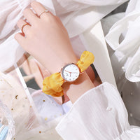 Elastic Wristband Ribbon Fairy Watch For Women