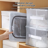 Foldable Clear Transparent Shoe Storage Boxes