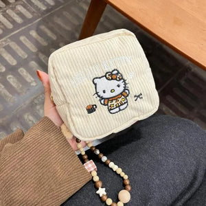 Multifunctional Embroidered Makeup Bag