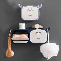 Wall Mounted Soap Holder Storage Box