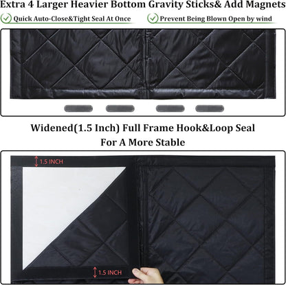 Magnetic Insulated Door Curtain