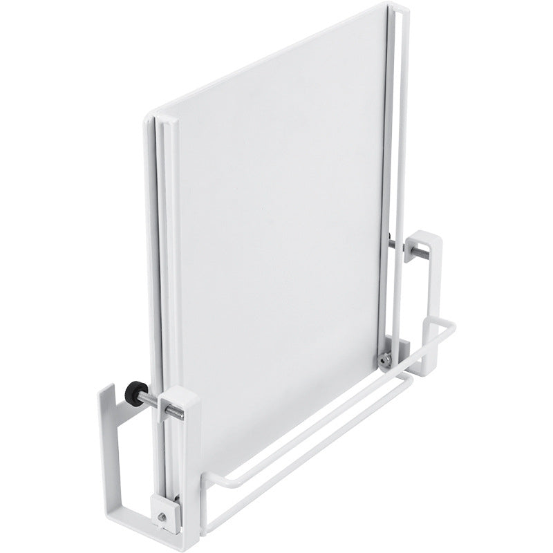 Single-Tier Foldable Metal Countertop Shelf
