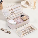 Luxury Cosmetic Bag With Brush Case For Girls