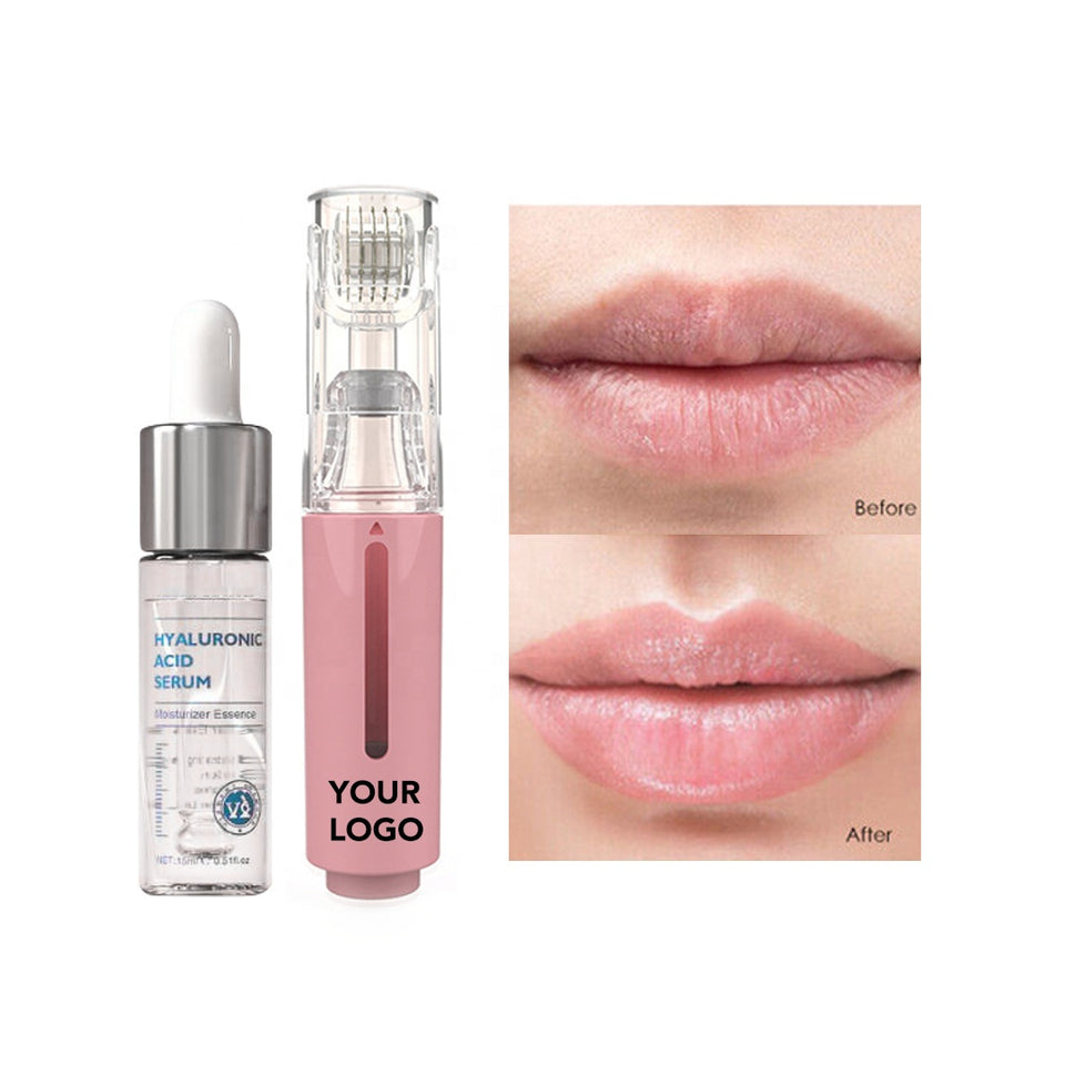 Lip Plumper Serum Microneedle Roller