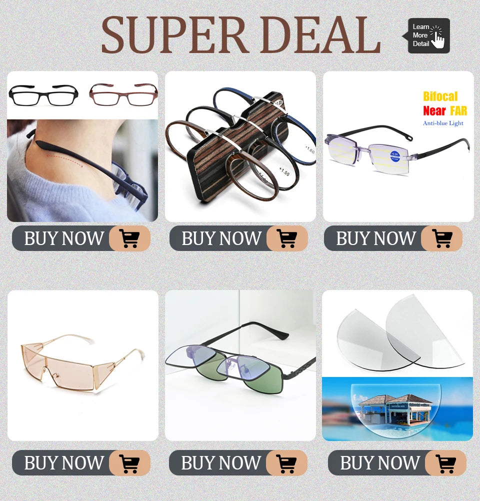 stainless steel Mini Folding Pocket Reading Glasses