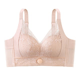Cooling Bubble Lace Button Adjustment Bra