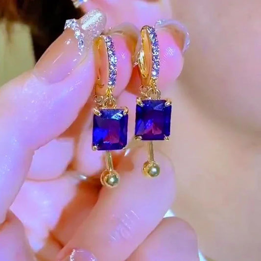 Crystal Pendant Earrings