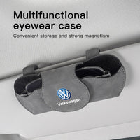 Multifunction Car Sunglasses Storage Box Case