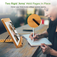 Portable Wooden Reading Book Holder