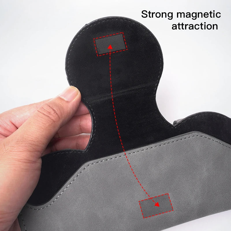 Multifunction Car Sunglasses Storage Box Case