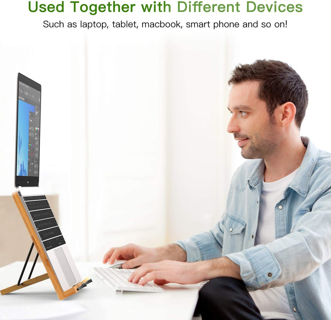 Portable Wooden Reading Book Holder