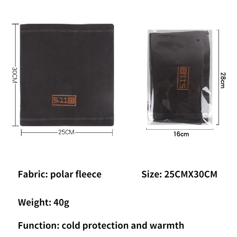 Warmer Fleece Scarf Turtle Neck Wrap Head Cover Cap