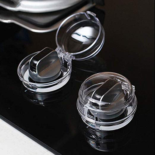 4Pcs Gas Stove Safety Lock Covers