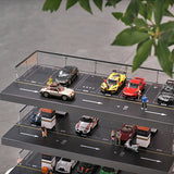 Simulation Open-Air Car Park Acrylic Scene