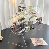 Acrylic Claw Clip Organizer for Girls