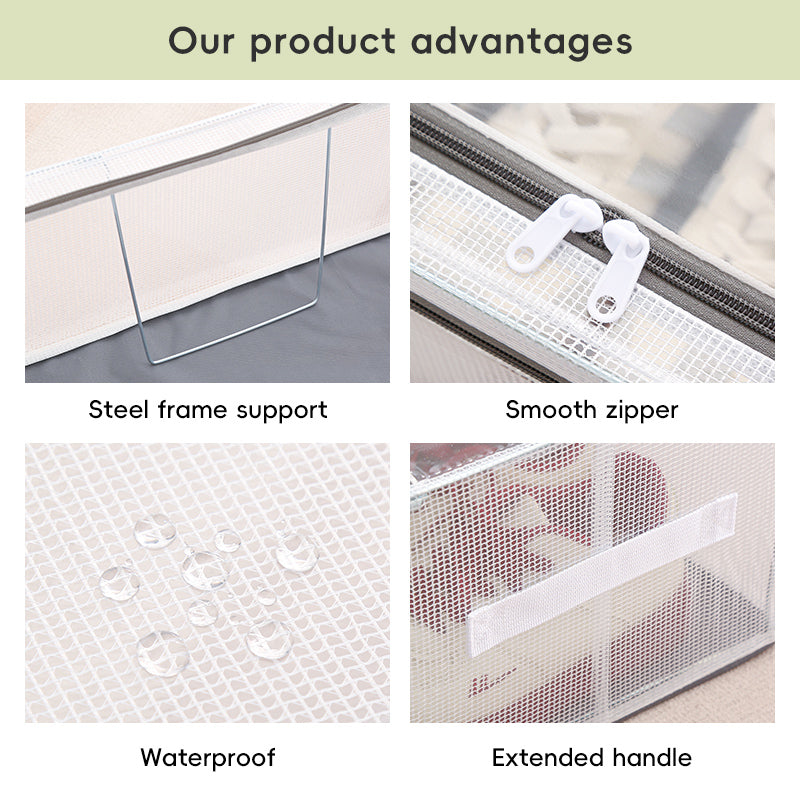 Foldable Clear Transparent Shoe Storage Boxes