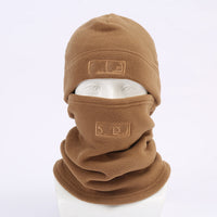 Warmer Fleece Scarf Turtle Neck Wrap Head Cover Cap