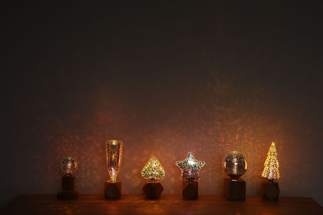 LED 3D Fireworks Starry Decorative Bulb