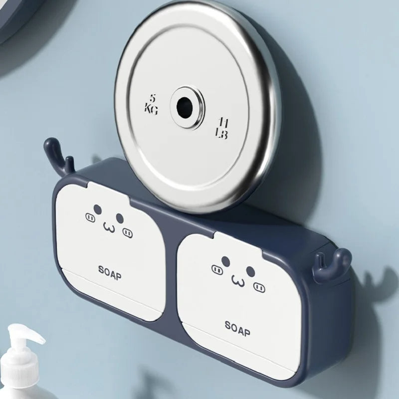 Wall Mounted Soap Holder Storage Box