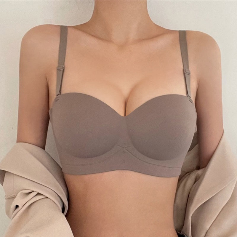 Seamless Latex Bra for Women
