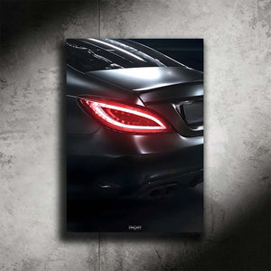 Acrylic Print LED Signs Car Poster