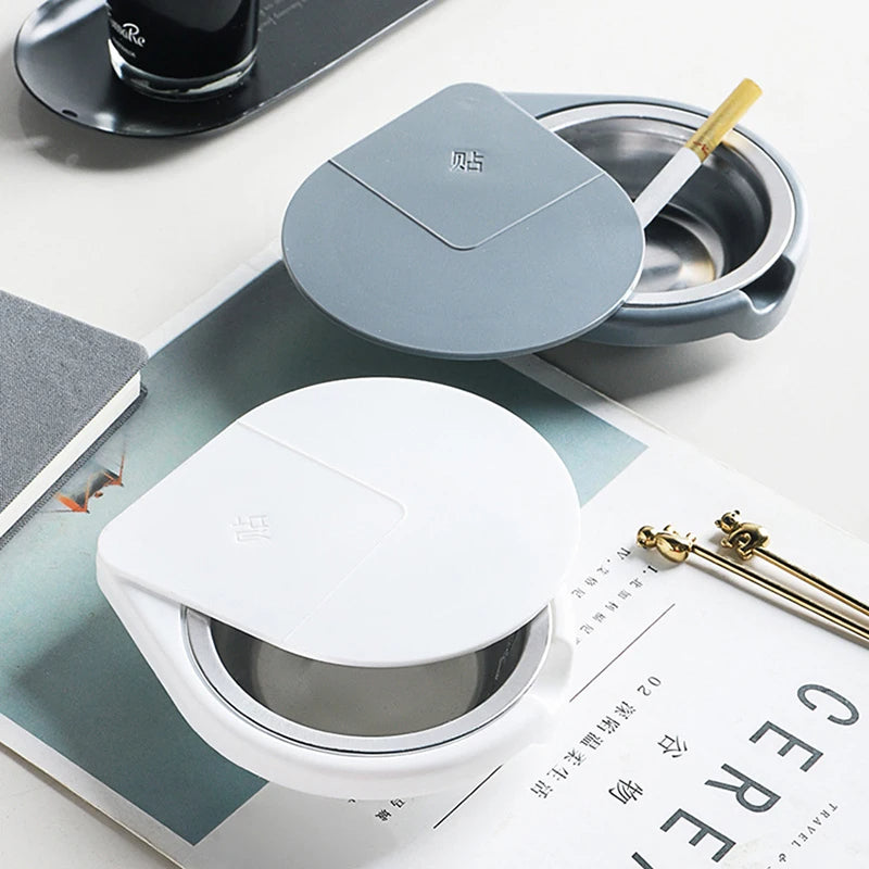 Unbreakable Foldable Under-Desk/Table Ashtray