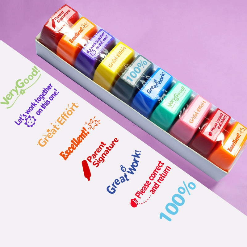 Flash Stamp Keychain Set