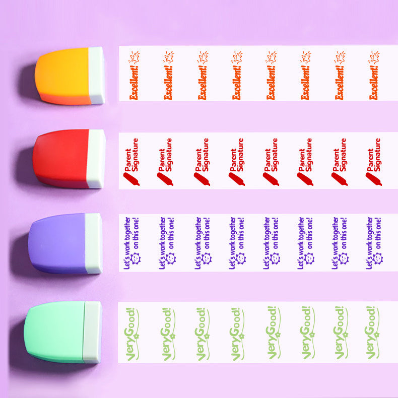 Flash Stamp Keychain Set