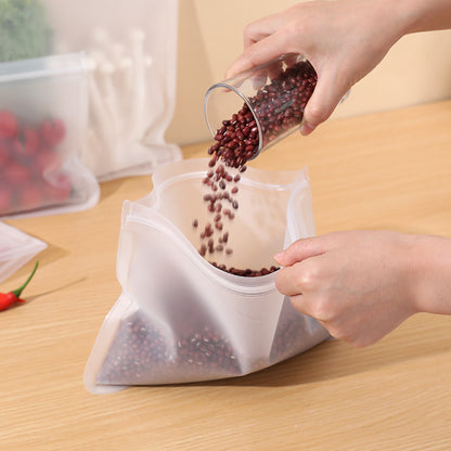 Leakproof Freezer Reusable Food Preservation Sealed Bag