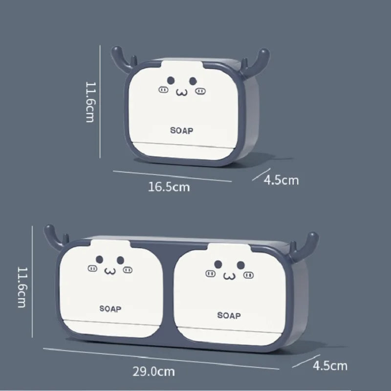 Wall Mounted Soap Holder Storage Box