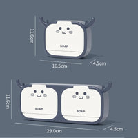 Wall Mounted Soap Holder Storage Box